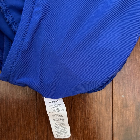 Aerie Royal Blue Lace Swim Bandeau - Picture 5 of 5